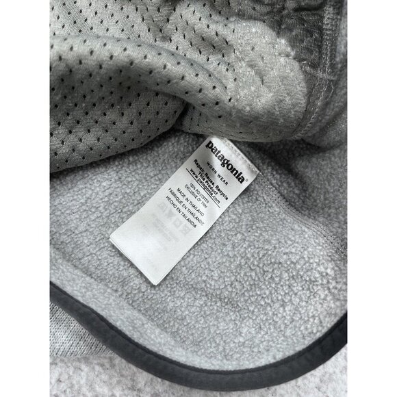 PATAGONIA Women’s S Better Sweater Lightweight Light Grey Dark Gray Trim & Snaps - Picture 5 of 8